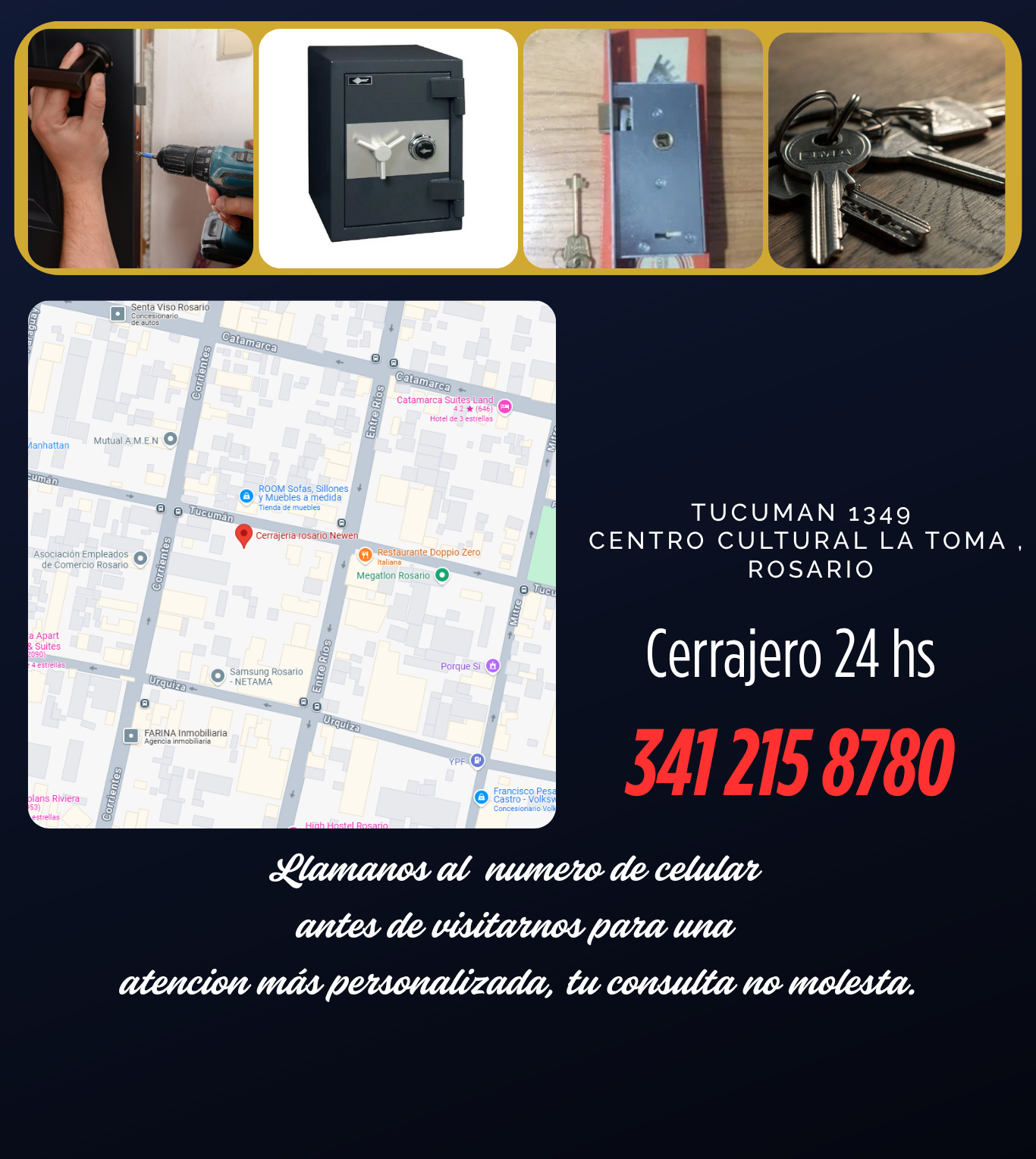 Servicios de cerrajería